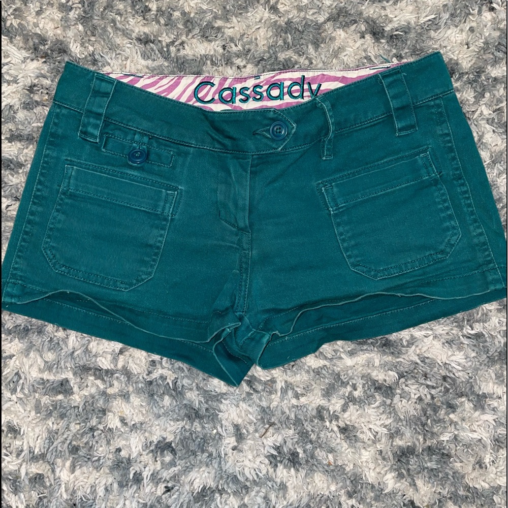 Delia’s Cassidy green shorts